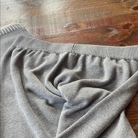 Gray Sweater Set Wide Leg Pants NEW - Picture 7 of 8